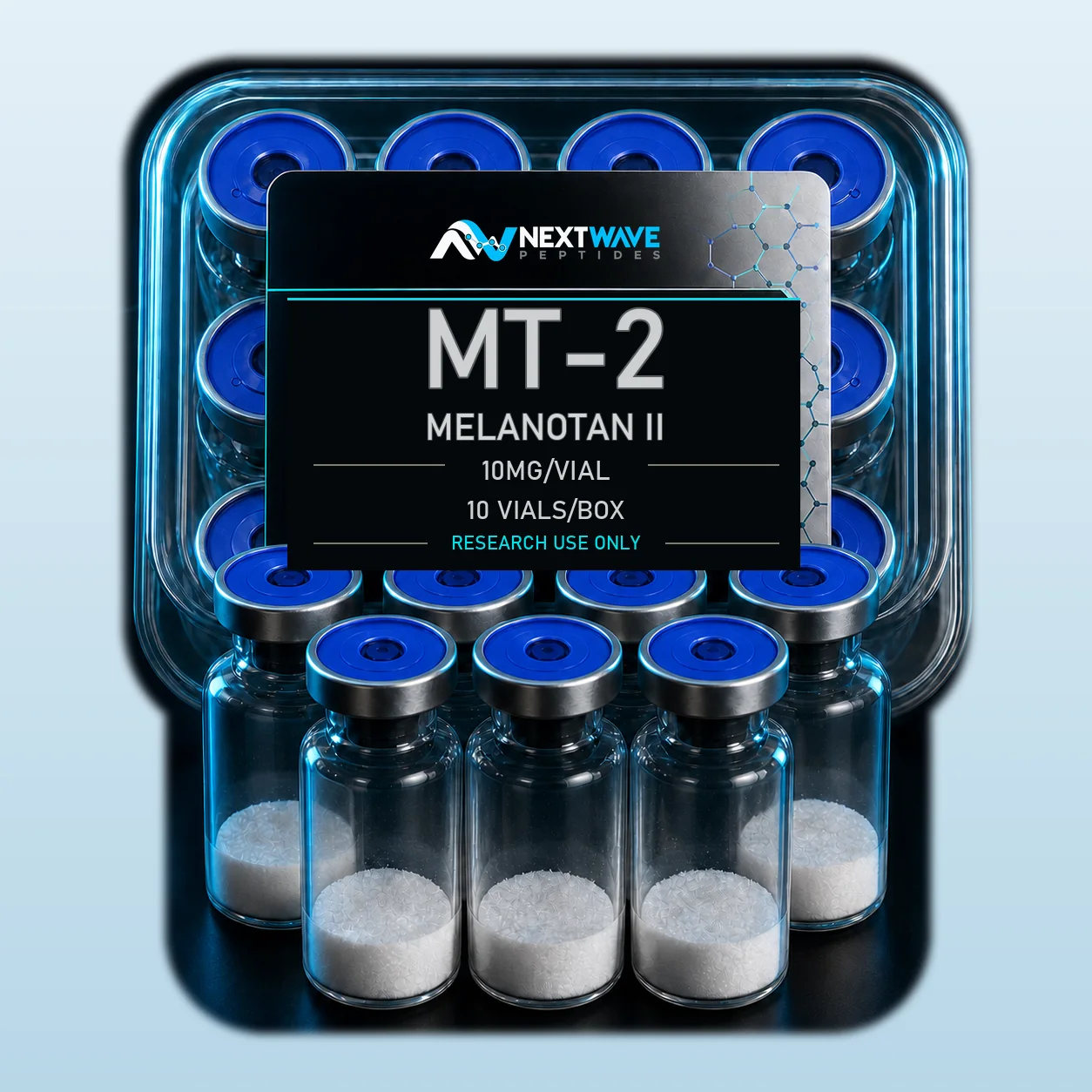 Melanotan II (MT-2) - 10mg, 10 Vials | NextWave Peptides