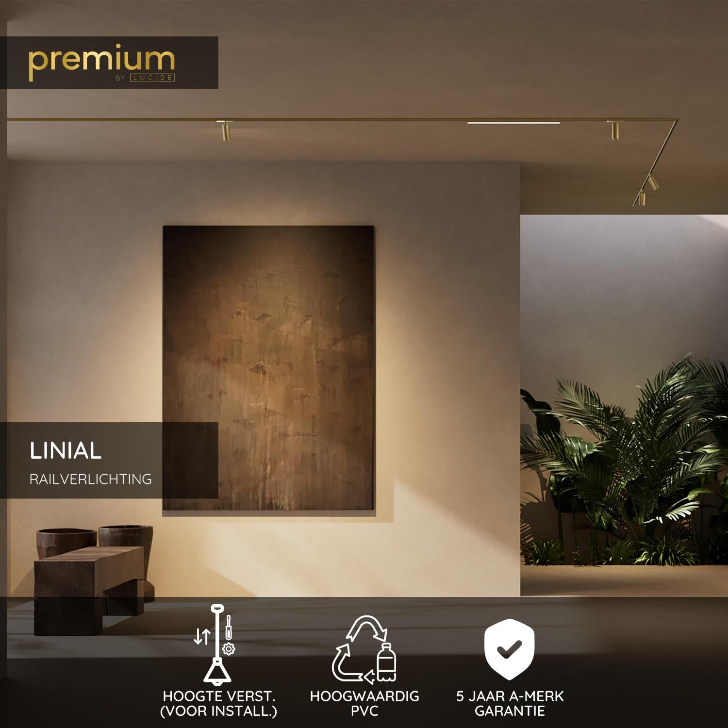 Lucide Premium LINIAL Railverlichting - Champagne kleur