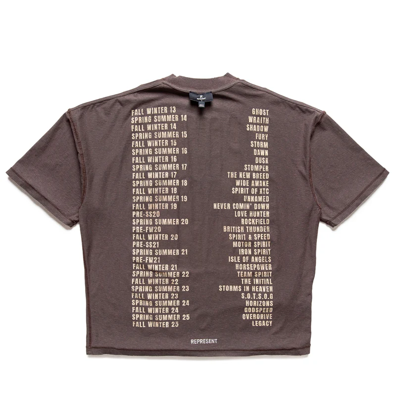 Represent Reversible Living Legacy Tour Tee - Nero