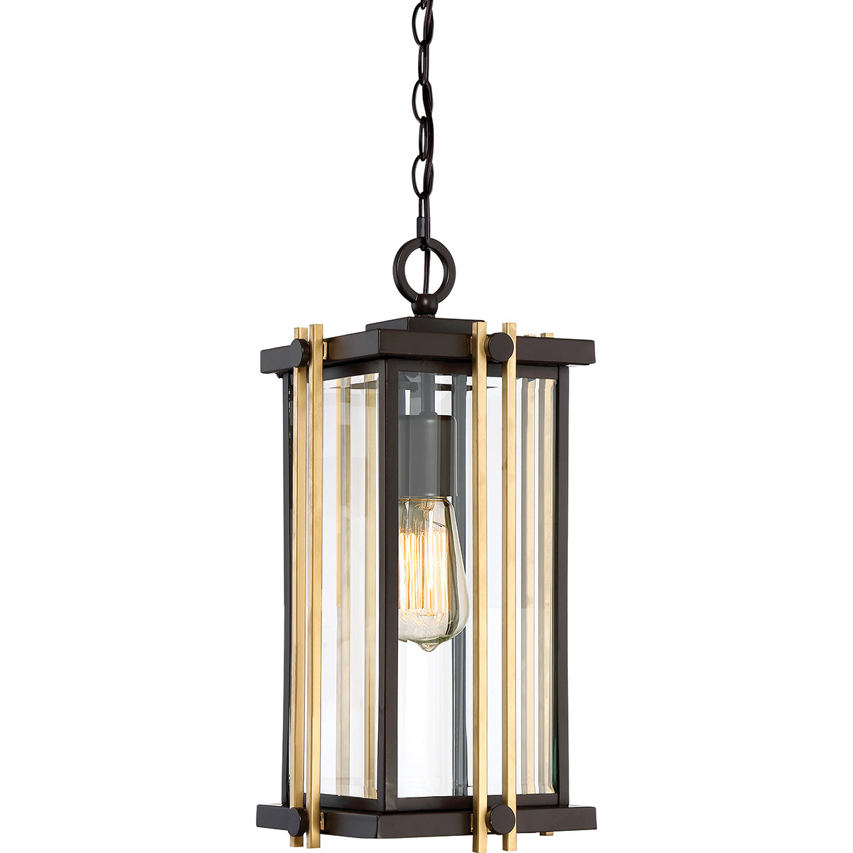 Lampa sufitowa zewnętrzna Goldenrod zachodni brąz 1xE27x60W IP44 Quoizel