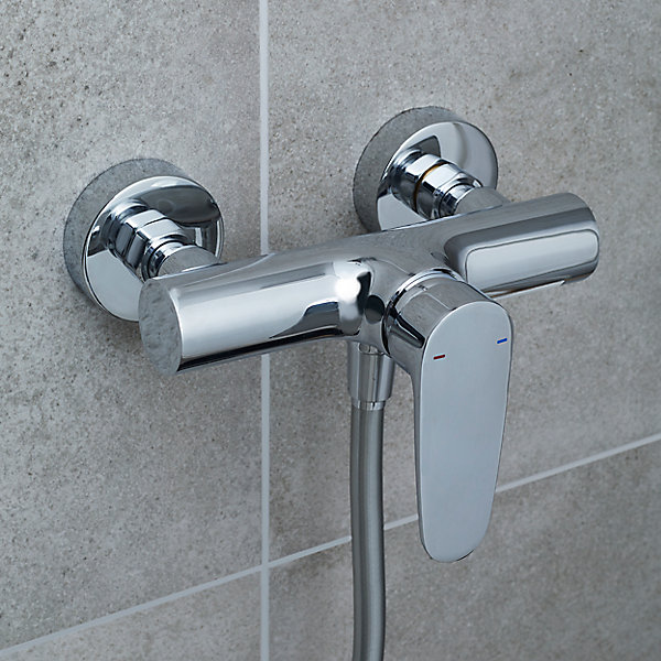 Mitigeur de douche mécanique chromé GoodHome Cavally