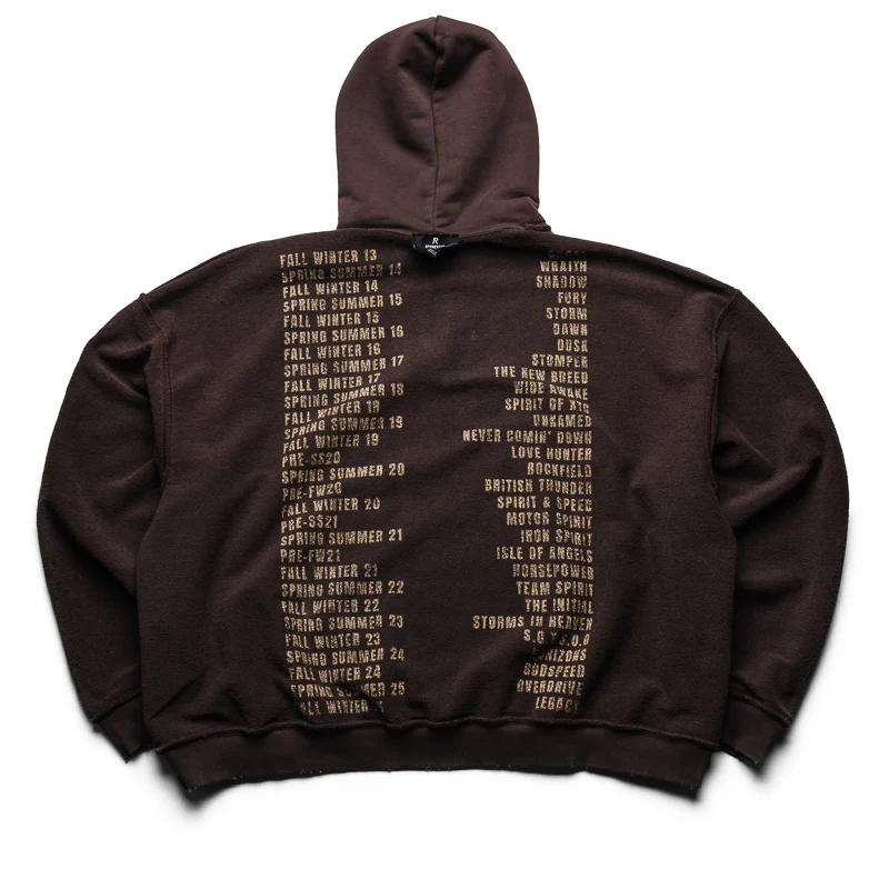Represent Reversible Living Legacy Tour Hoodie - Nero