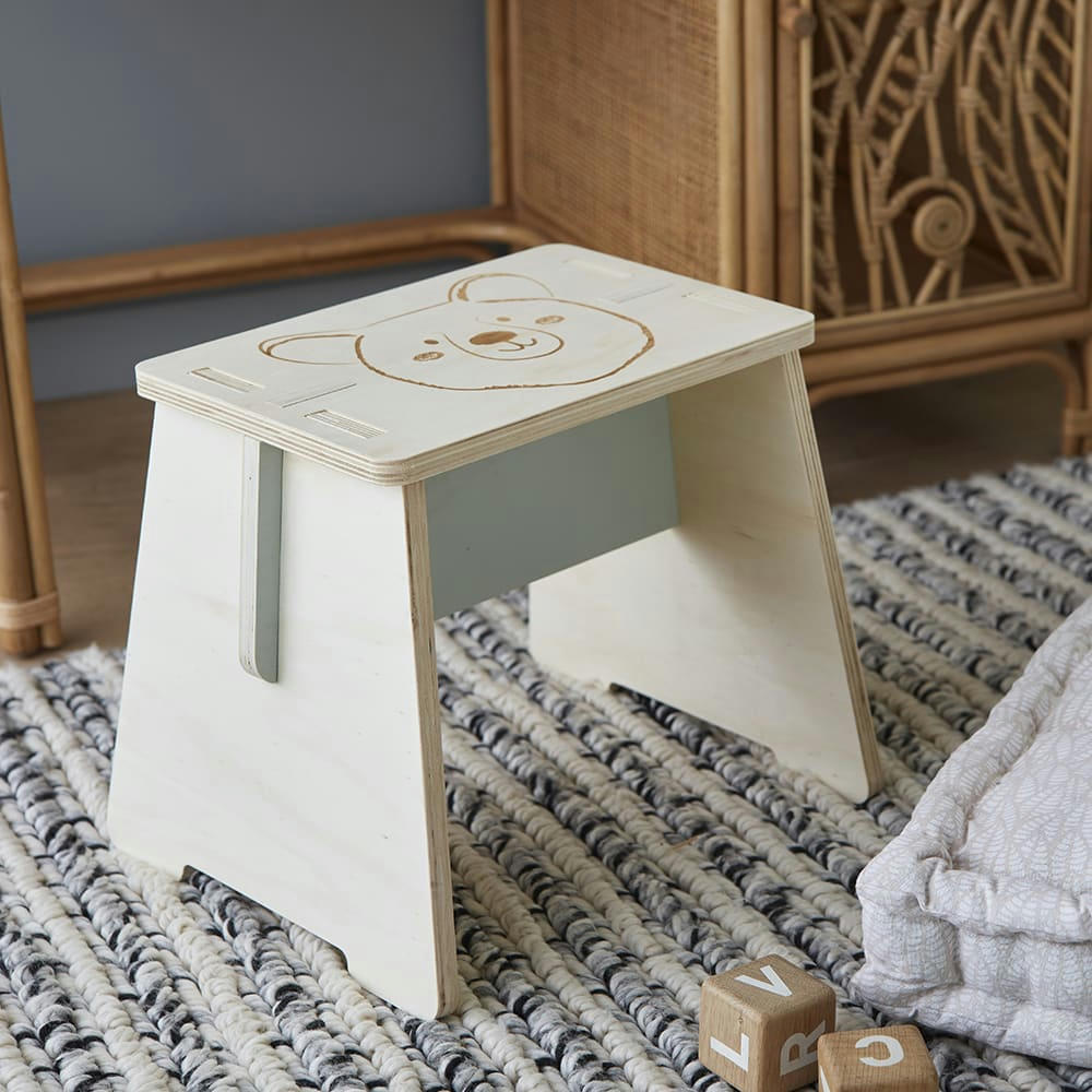 NO SCREW NO GLUE - Tabouret en bois pour enfants sans clous ni vis