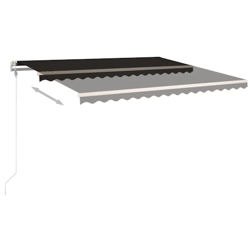 NNEVL Automatic Retractable Awning 450x300 cm Anthracite
