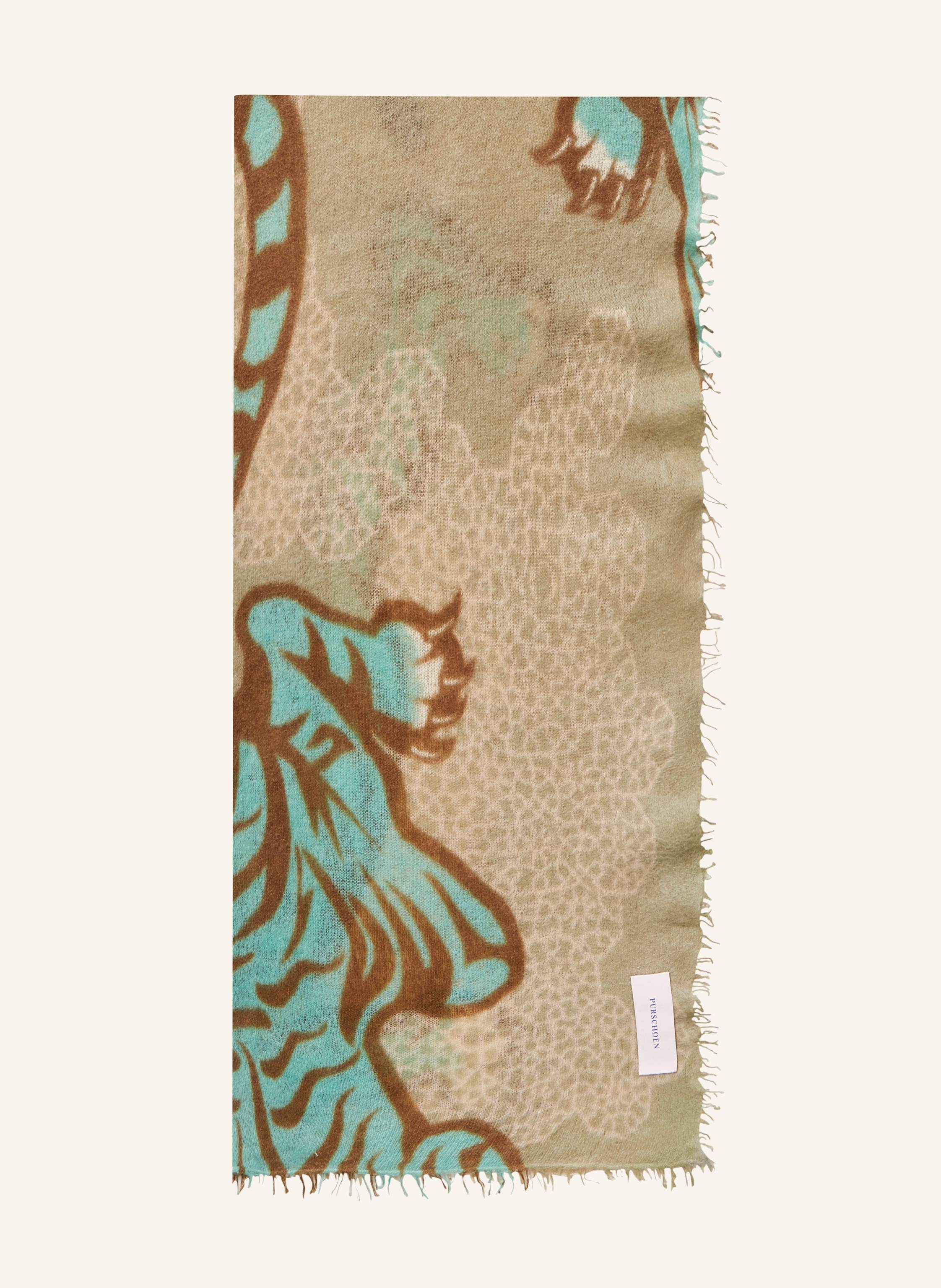 PURSCHOEN Cashmere-Schal BENGAL TIGER