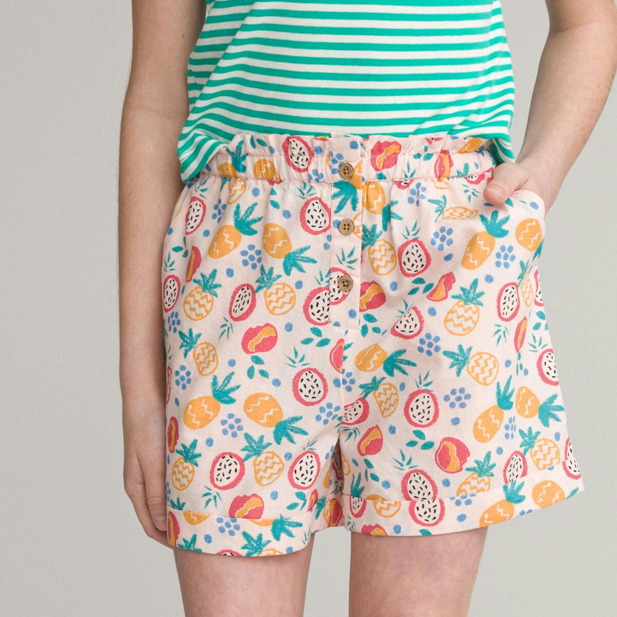 Short imprimé fruits