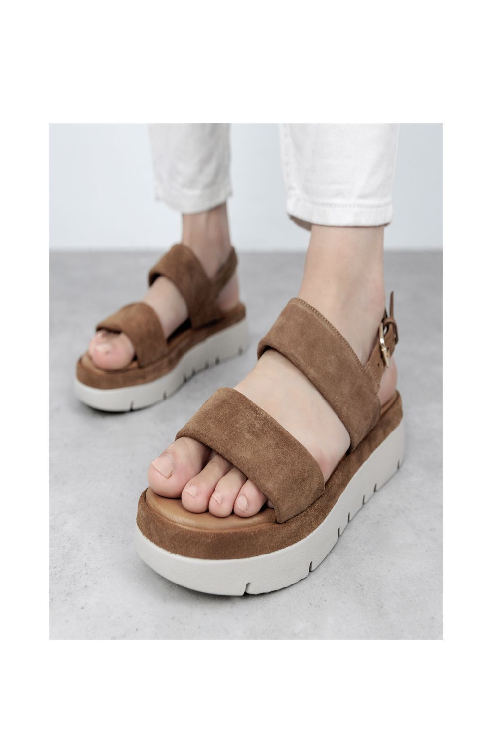 Moda In Pelle Netty' Suede Flatforms