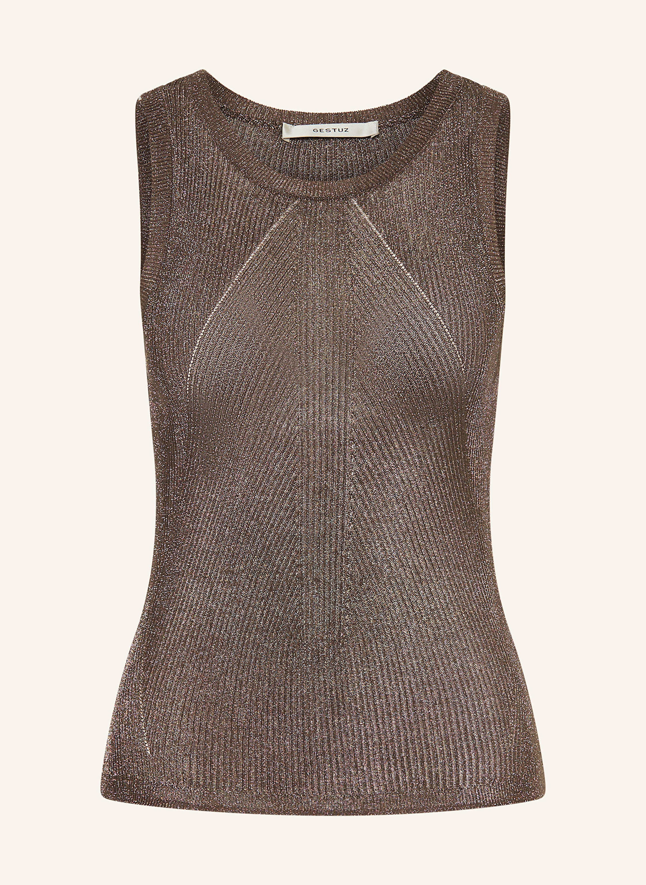 GESTUZ Stricktop GZSILVI mit Glitzergarn