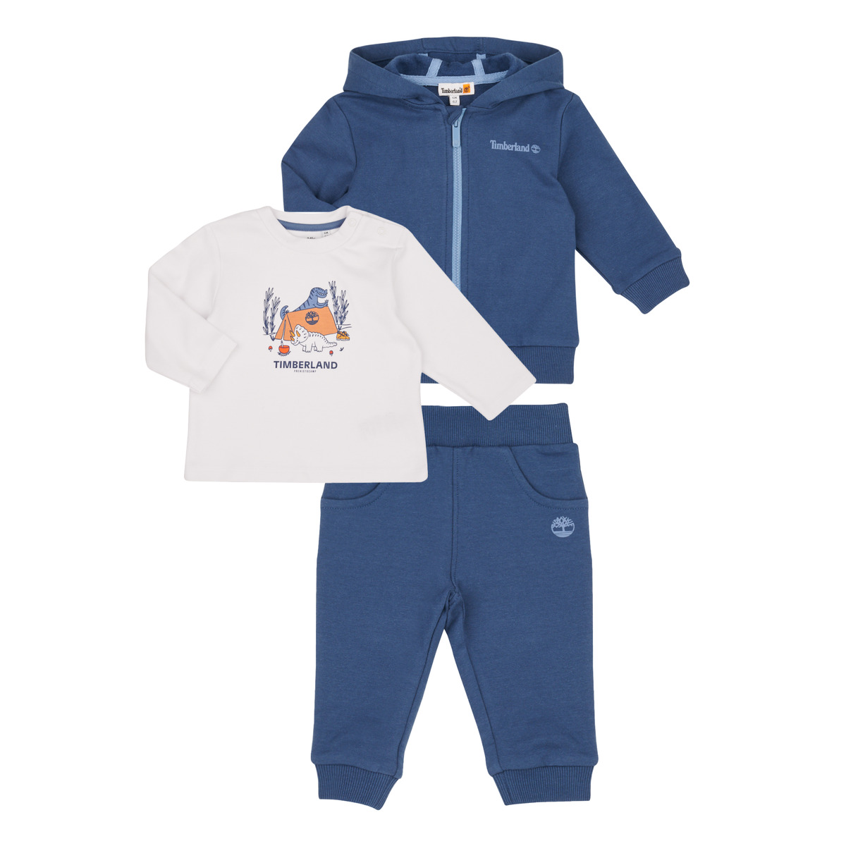 Timberland - ENS.PANTALON+CARDIGAN+T.SHIRT T60241 - Blue