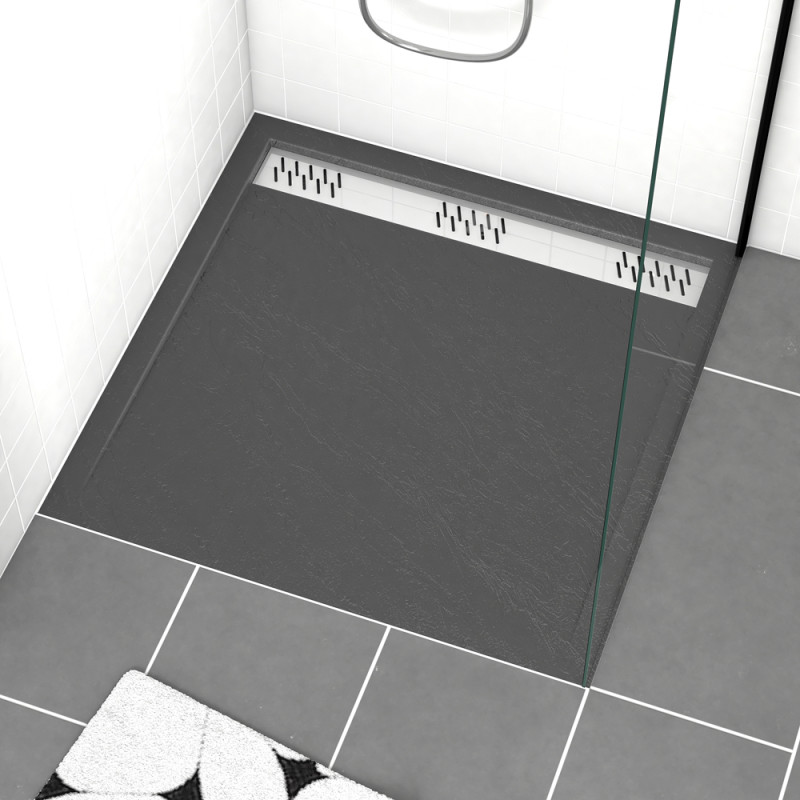 Receveur de douche Pedra carrée 90 x 90 cm AURLANE