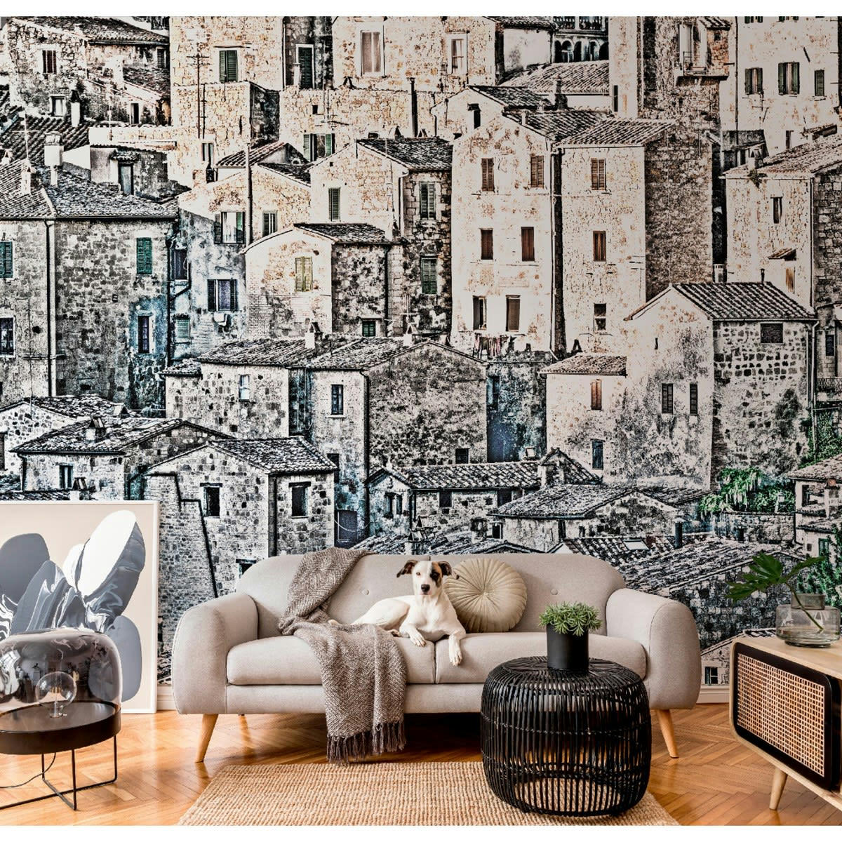 SORANO - Papier peint panoramique motif imprimé Multicolore 432x270cm