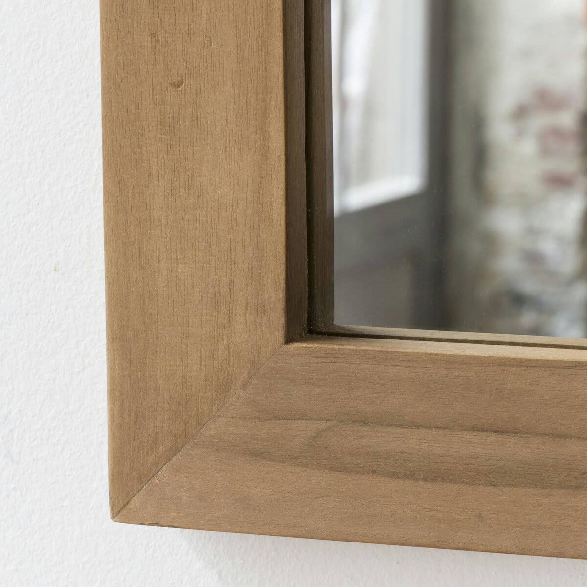 MILANO - Miroir en teck massif 140x70 cm