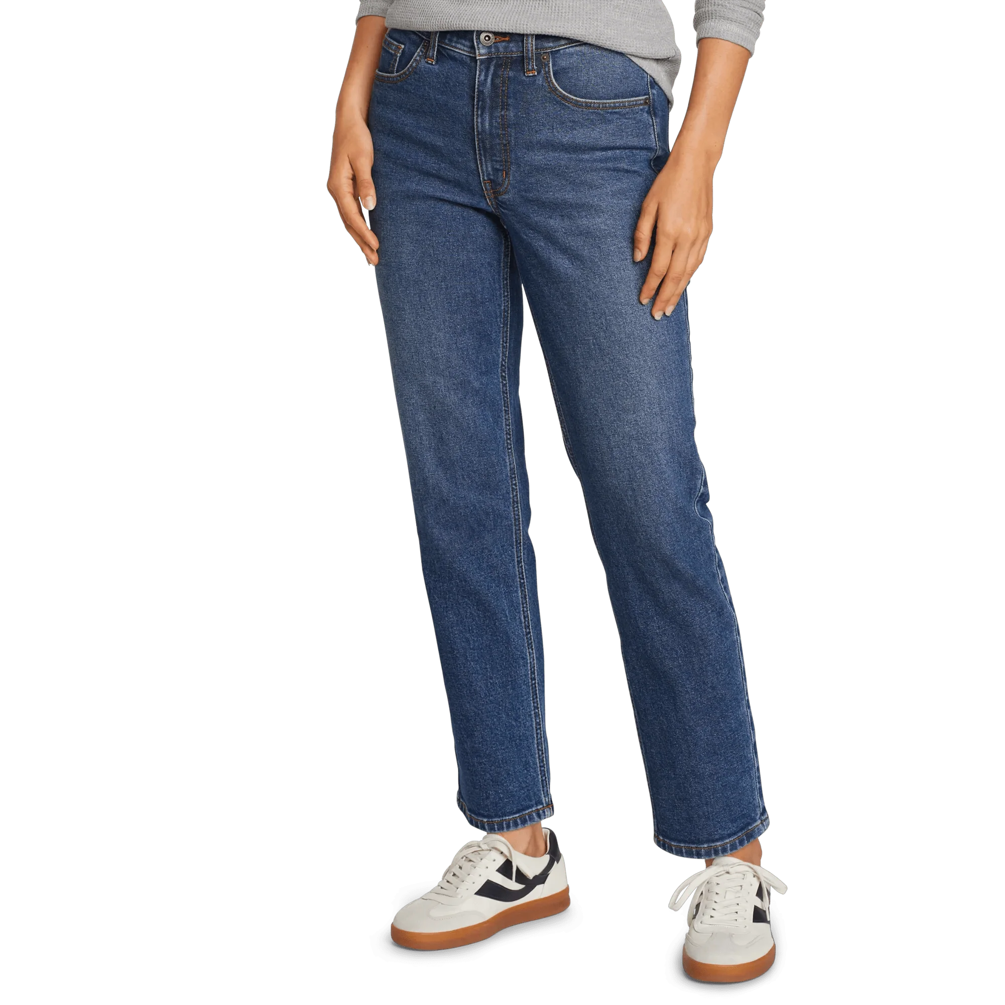 Women's Authentic High-Rise Straight Leg Jeans