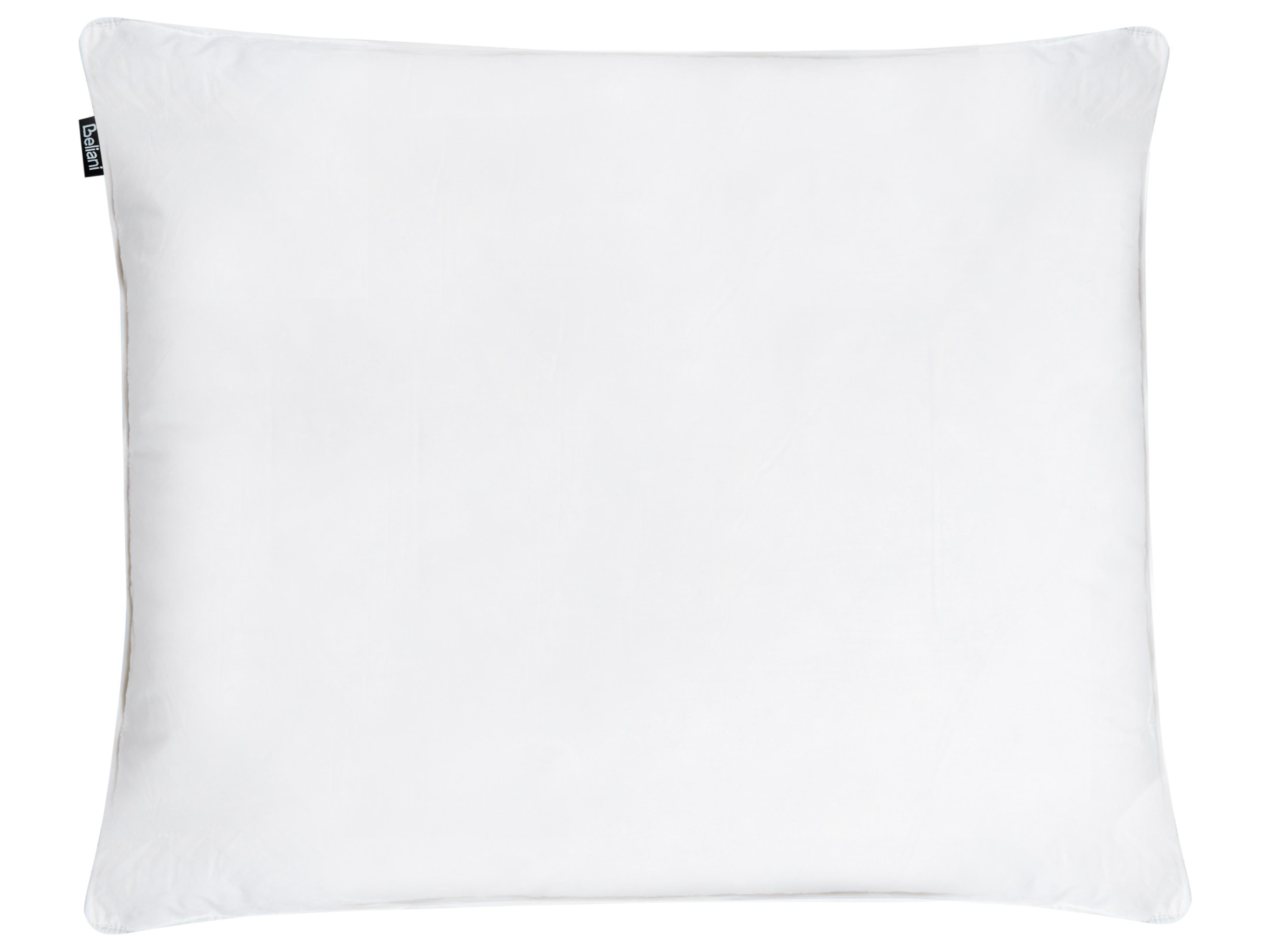 Bed Pillow VIHREN Low Duck Feathers and Down 50 x 60 cm White
