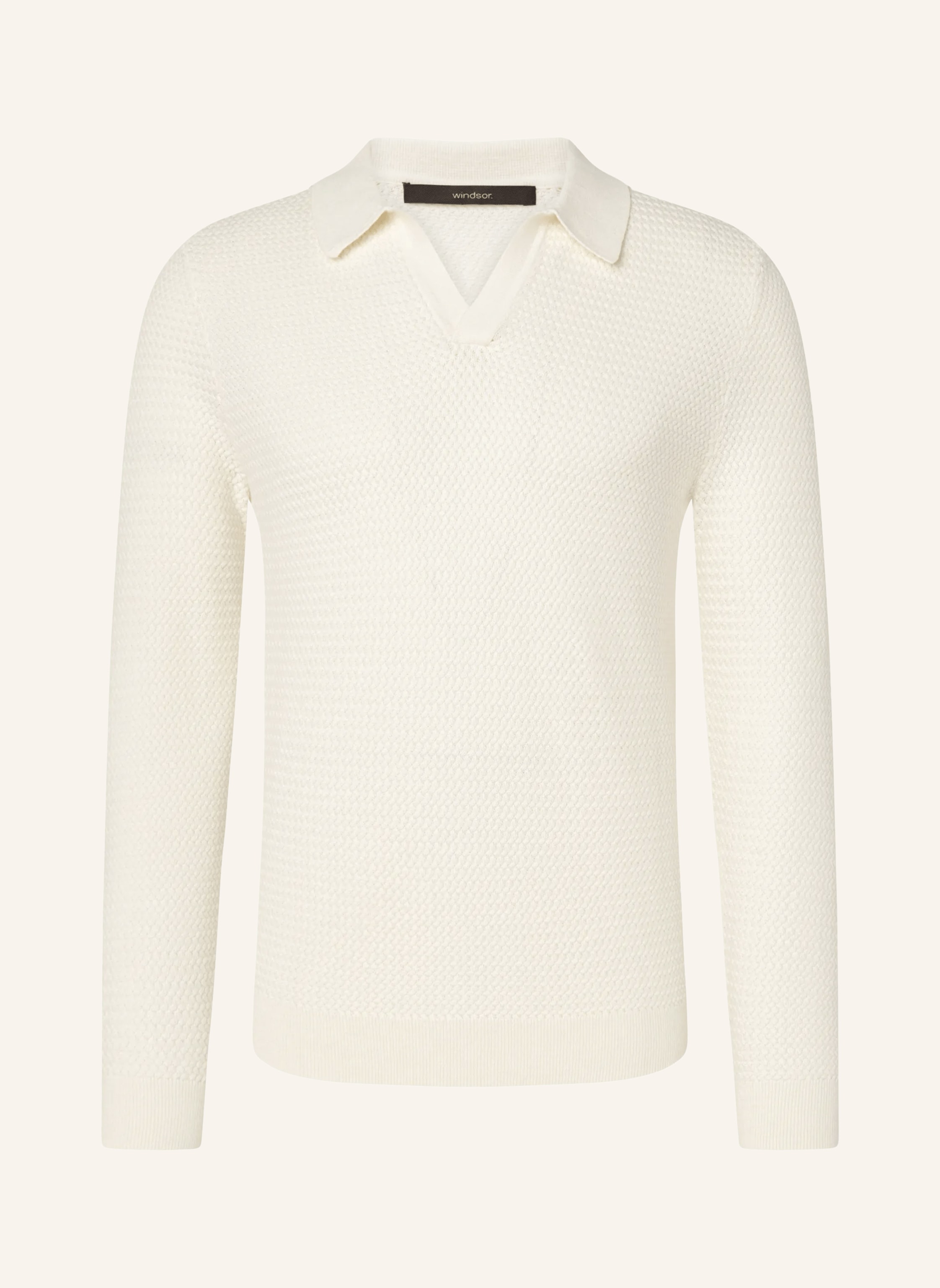 windsor. Strick-Poloshirt CASHMILO