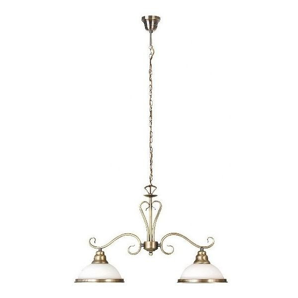 Lampa wisząca brąz Elisett 2xE27x60W wym: 116x62x42 cm Rabalux