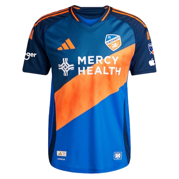 Miles Robinson FC Cincinnati adidas 2025 Orange and Blue Legacy Kit Authentic Player Jersey - Blue