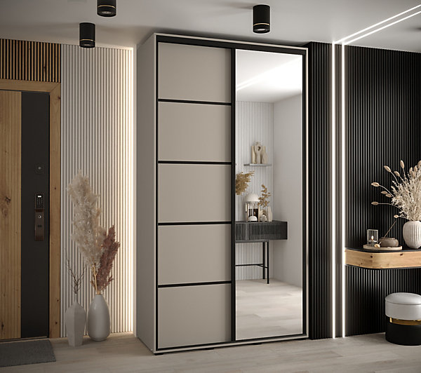 Armoire Dakota 5 a portes coulissantes 140/60/235,2portes