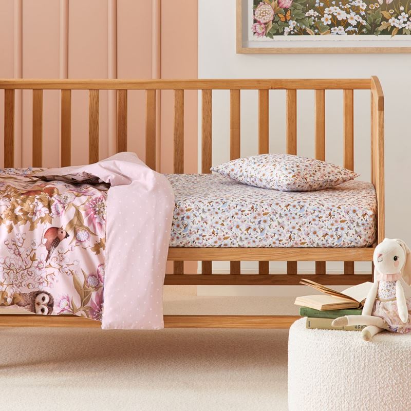 Fleur Harris Floral Pink Fitted Sheet Set