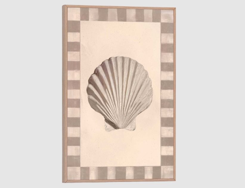 Bild Slim Frame Wood Beautiful Shell 20x30cm