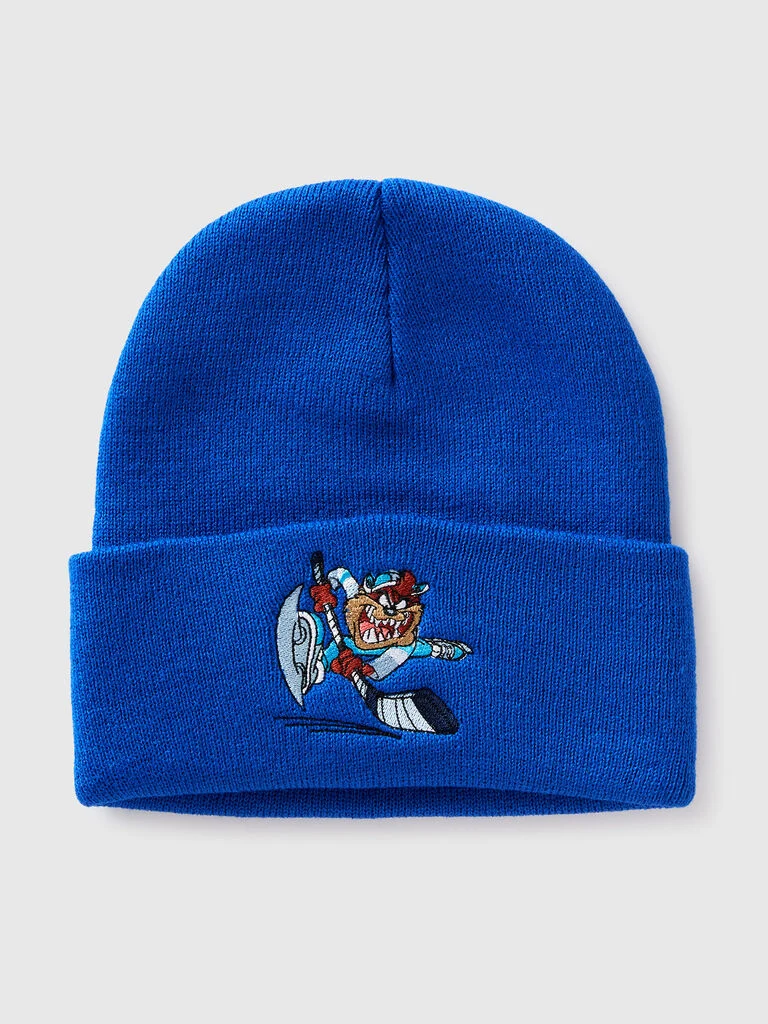 Looney Tunes x Olympic Collection blue beanie