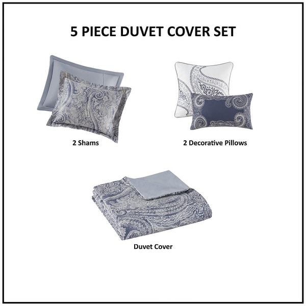 Harbor House Stella Cotton Sateen Printed Duvet Cover Set