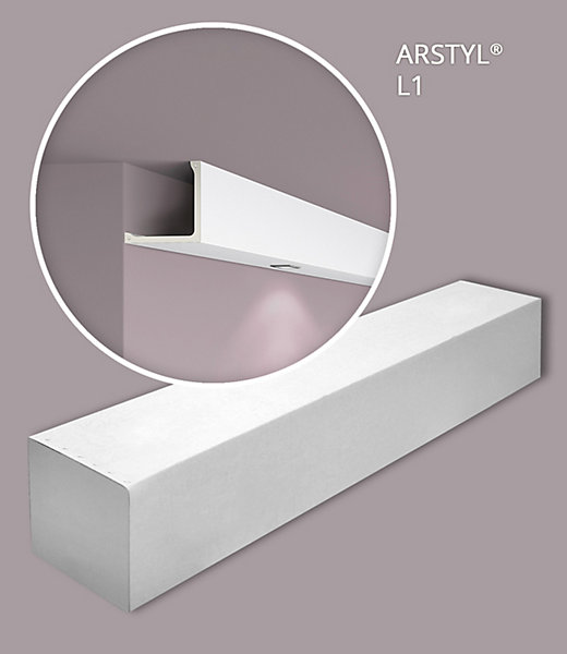 Moulure couvrante NMC L1-box ARSTYL 1 carton 8 pièces Corniche