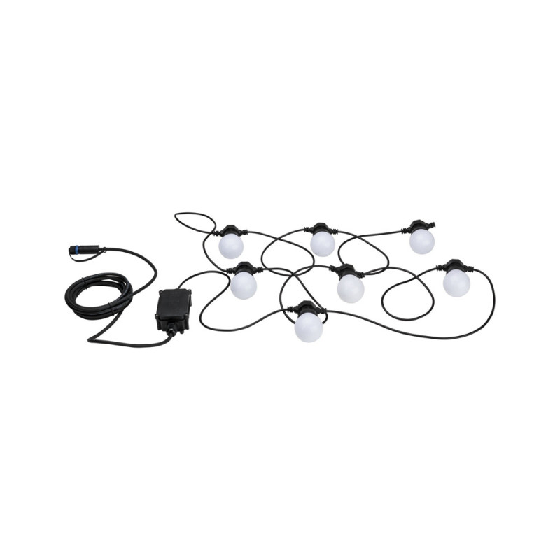 Guirlande extérieure LED Plug & Shine blanc chaud 1,4 W 6,8 m PAULMANN