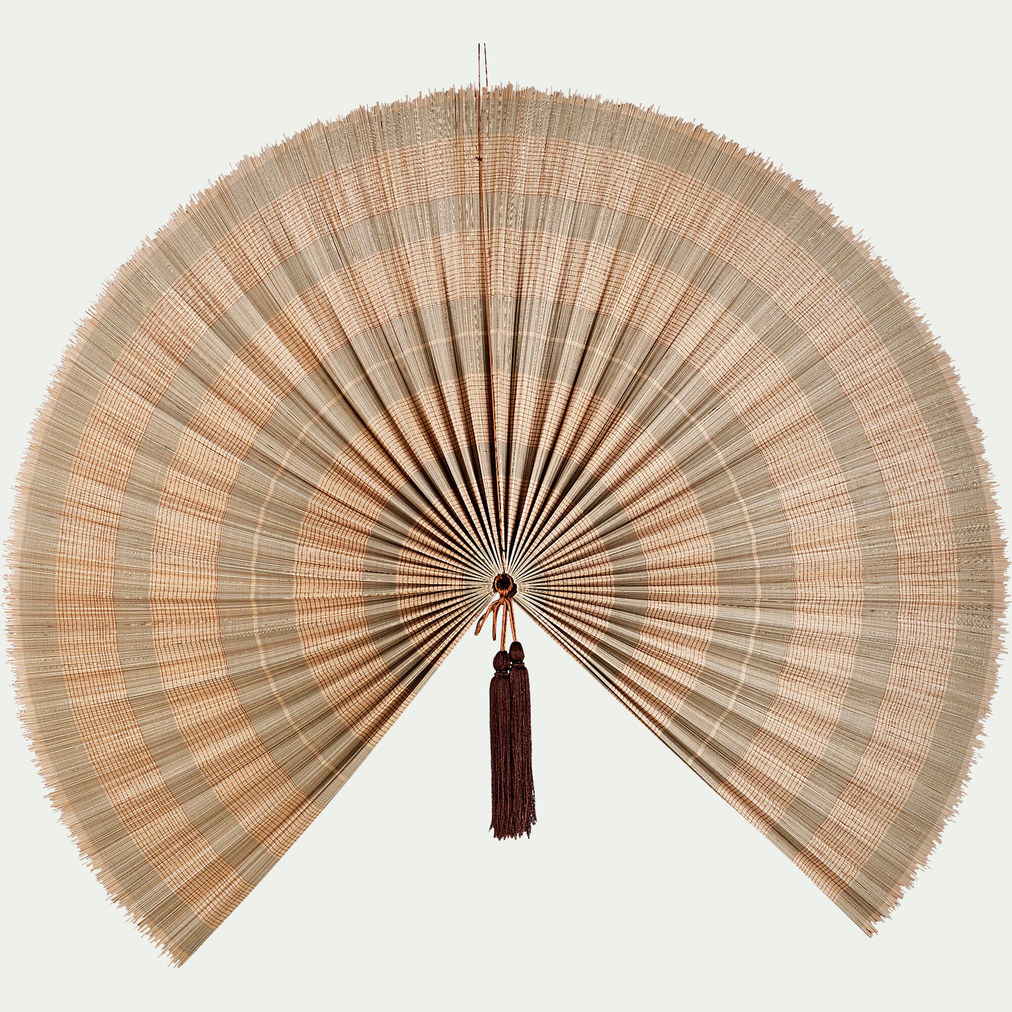 VAYOU - Déco murale éventail en bambou - naturel L155cm