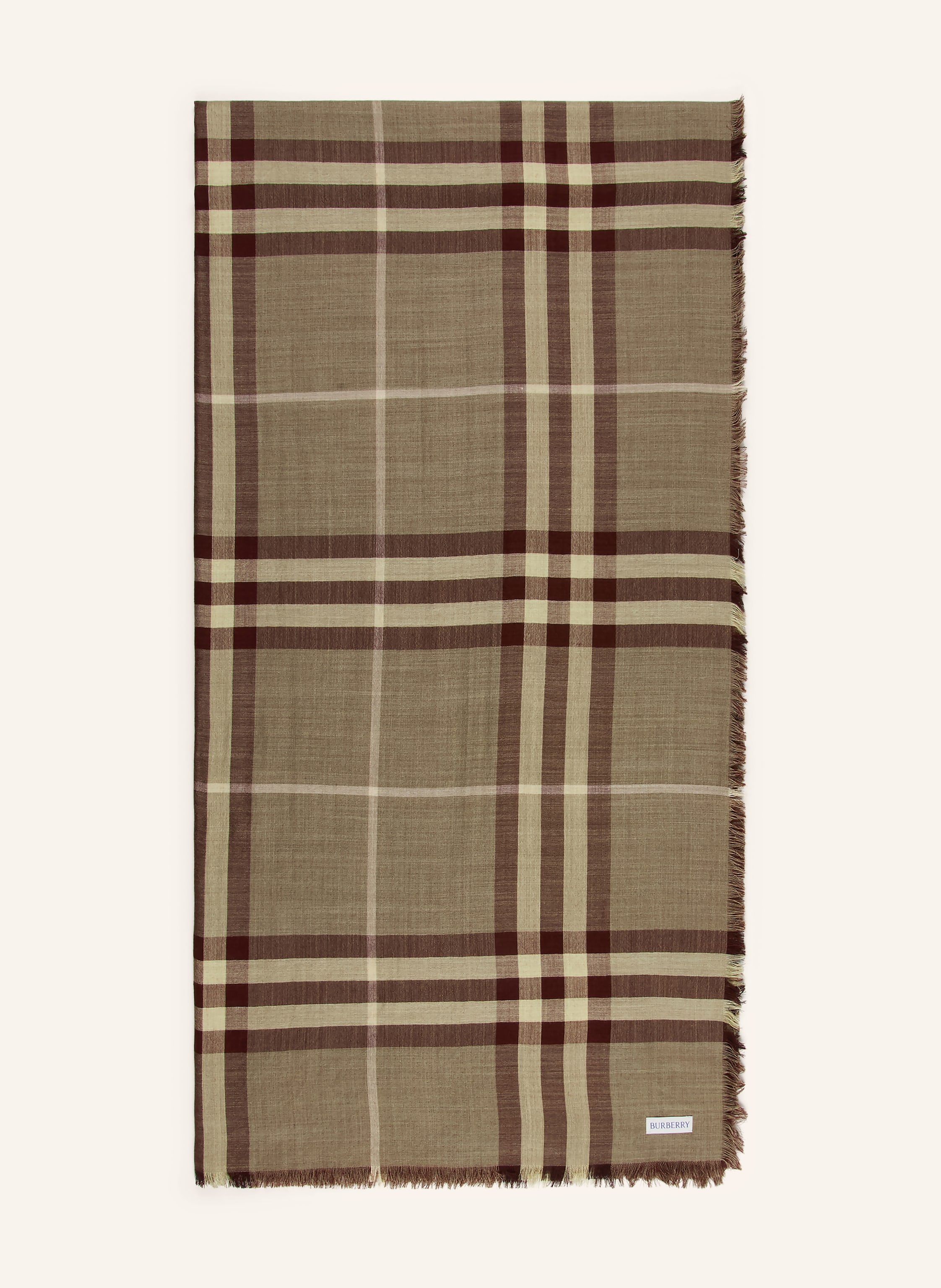 BURBERRY Schal mit Seide
