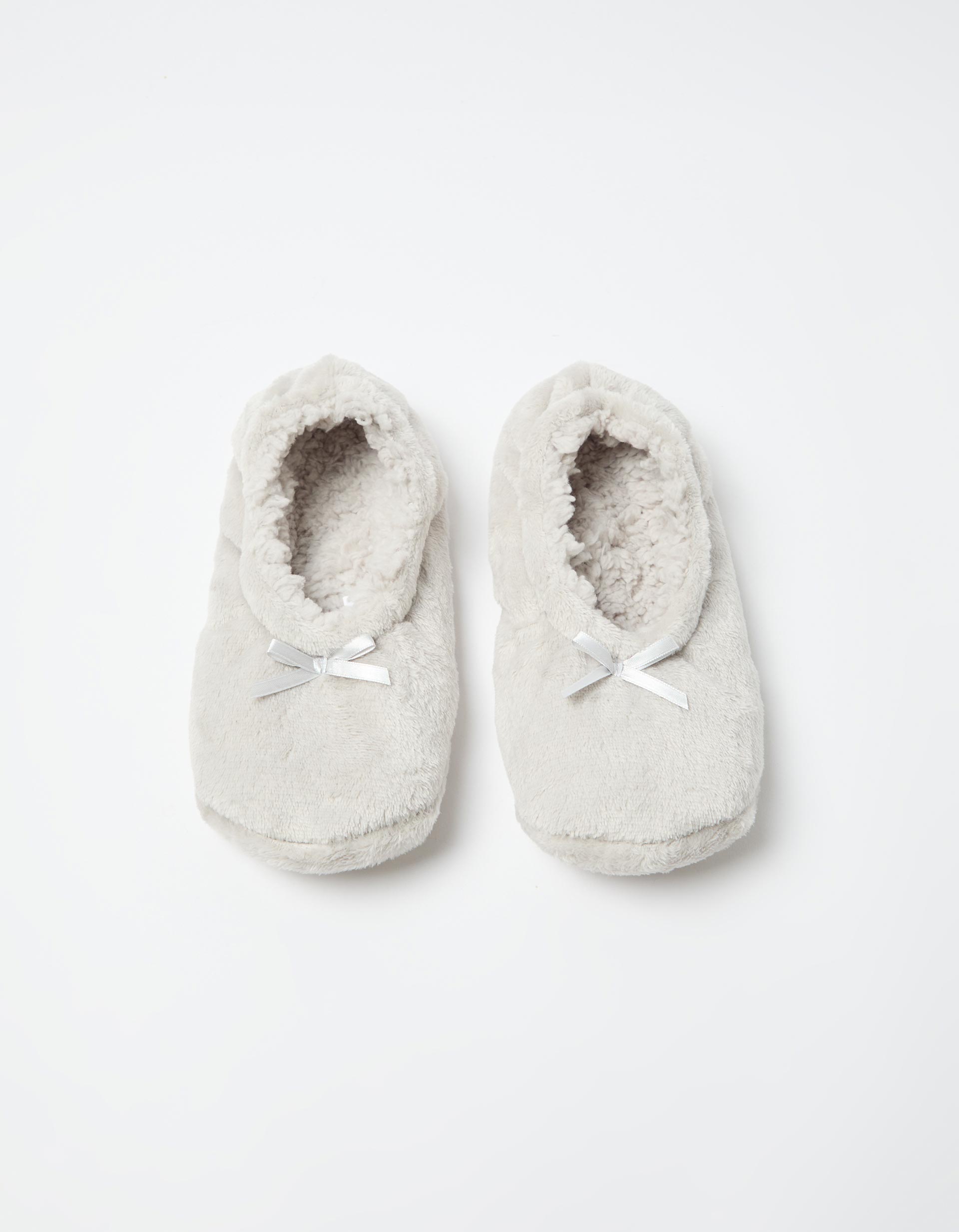 Pantufas, Mulher, Cinzento