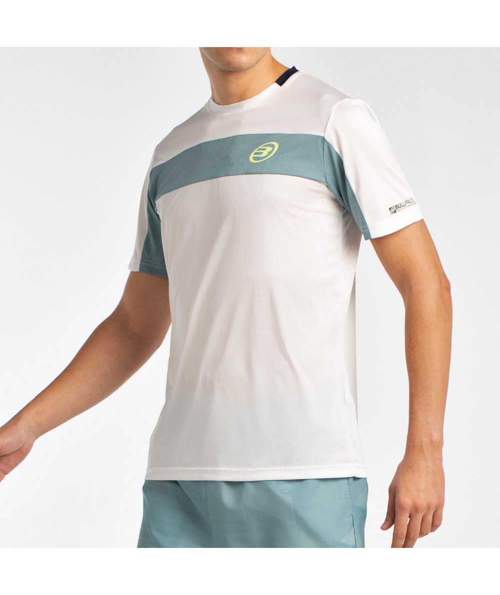 CAMISETA BULLPADEL LIBIO BLANCO