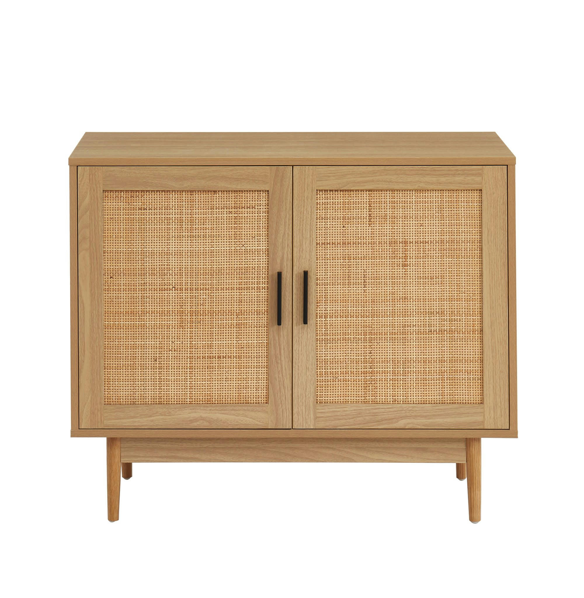 AMANA - Buffet   cannage rotin  2 portes 90cm