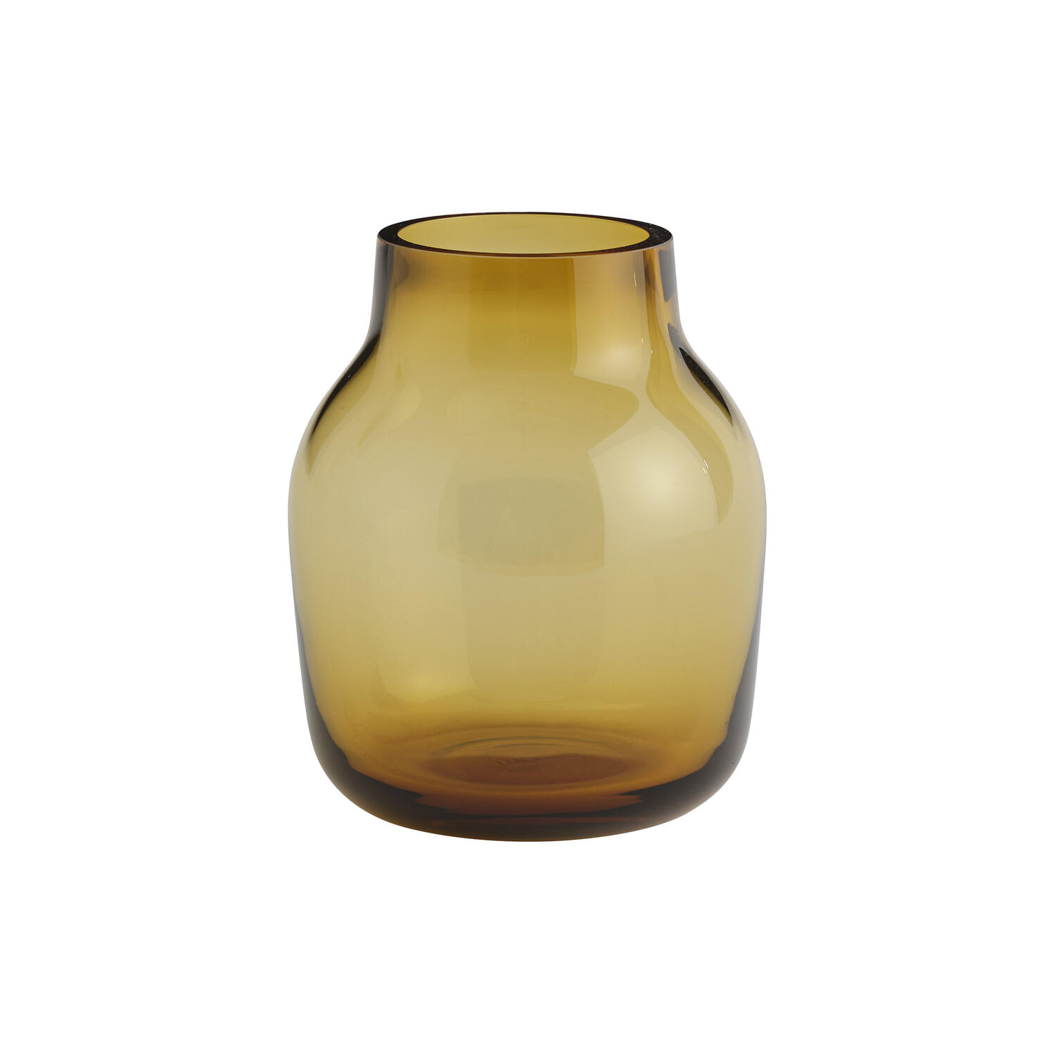 Silent Vase, burnt orange