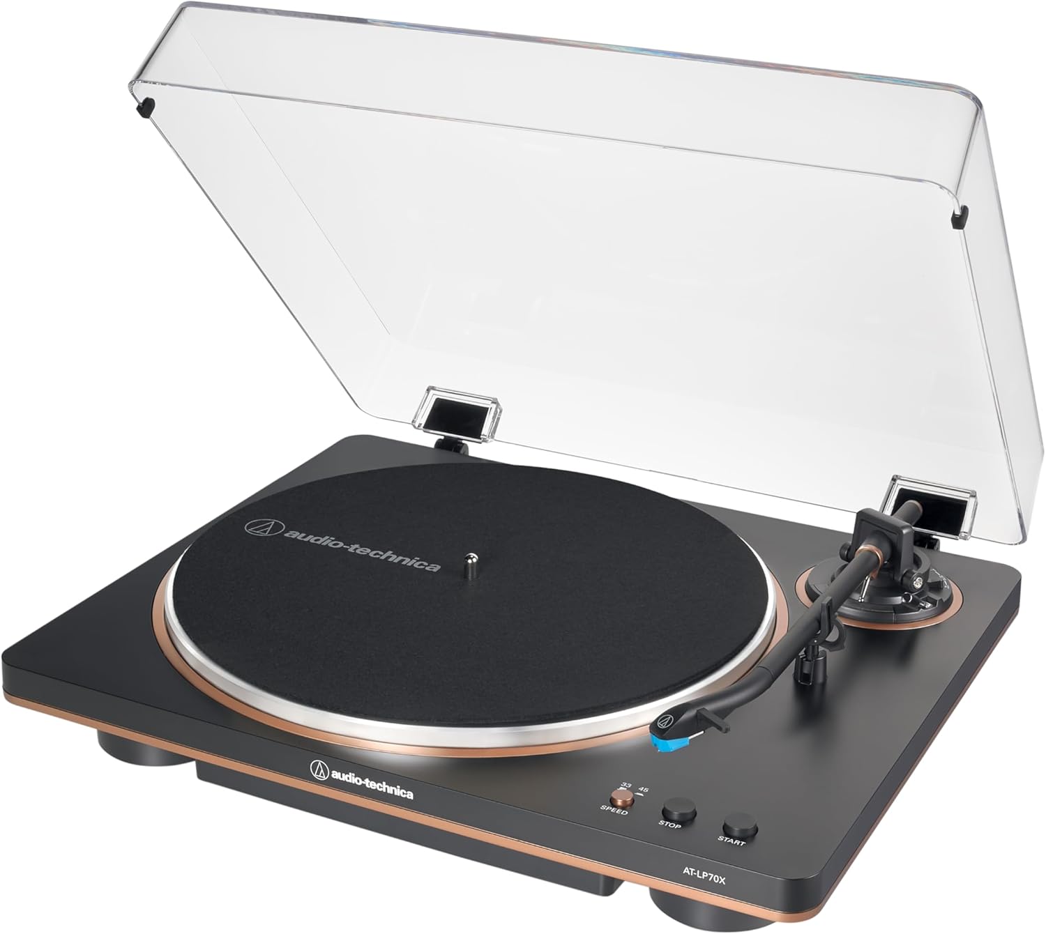 Audio-Technica AT-LP70X Automatic Turntable (Black/Bronze)