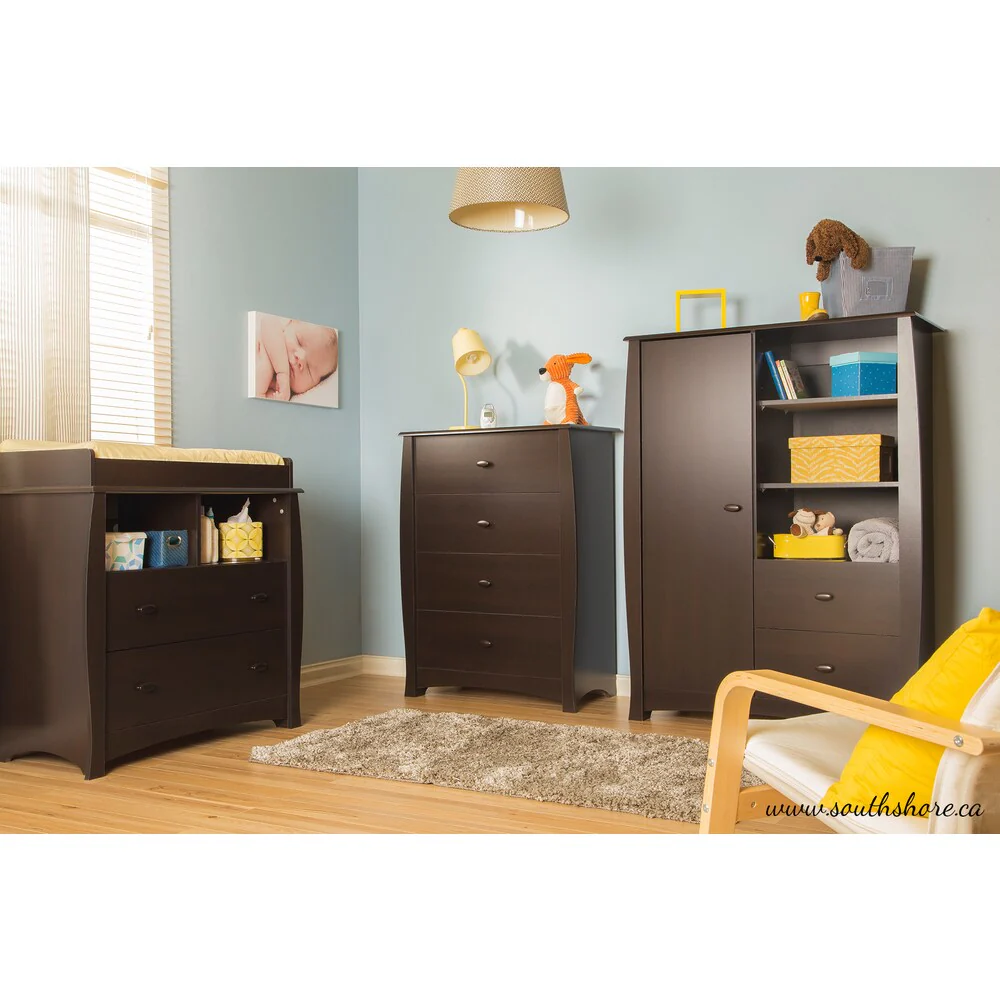 South Shore Beehive 4-Drawer Chest