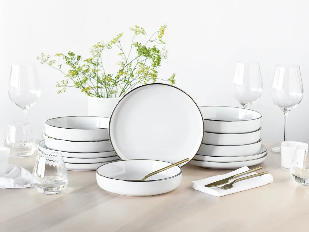 Geschirrset 12er-Set Nordic Festive