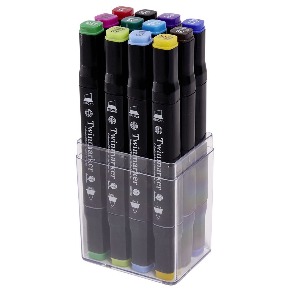 Feutre double pointe x12