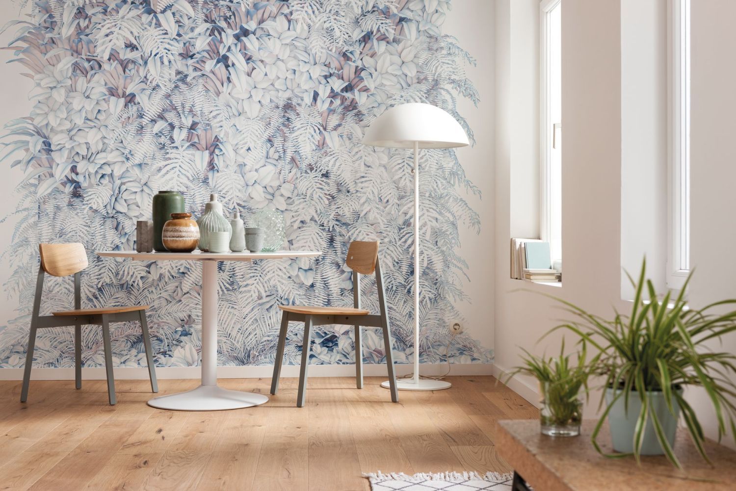 Sanders & Sanders fotobehang Vertical Garden grijs wit - 400 x 250 cm - 612369