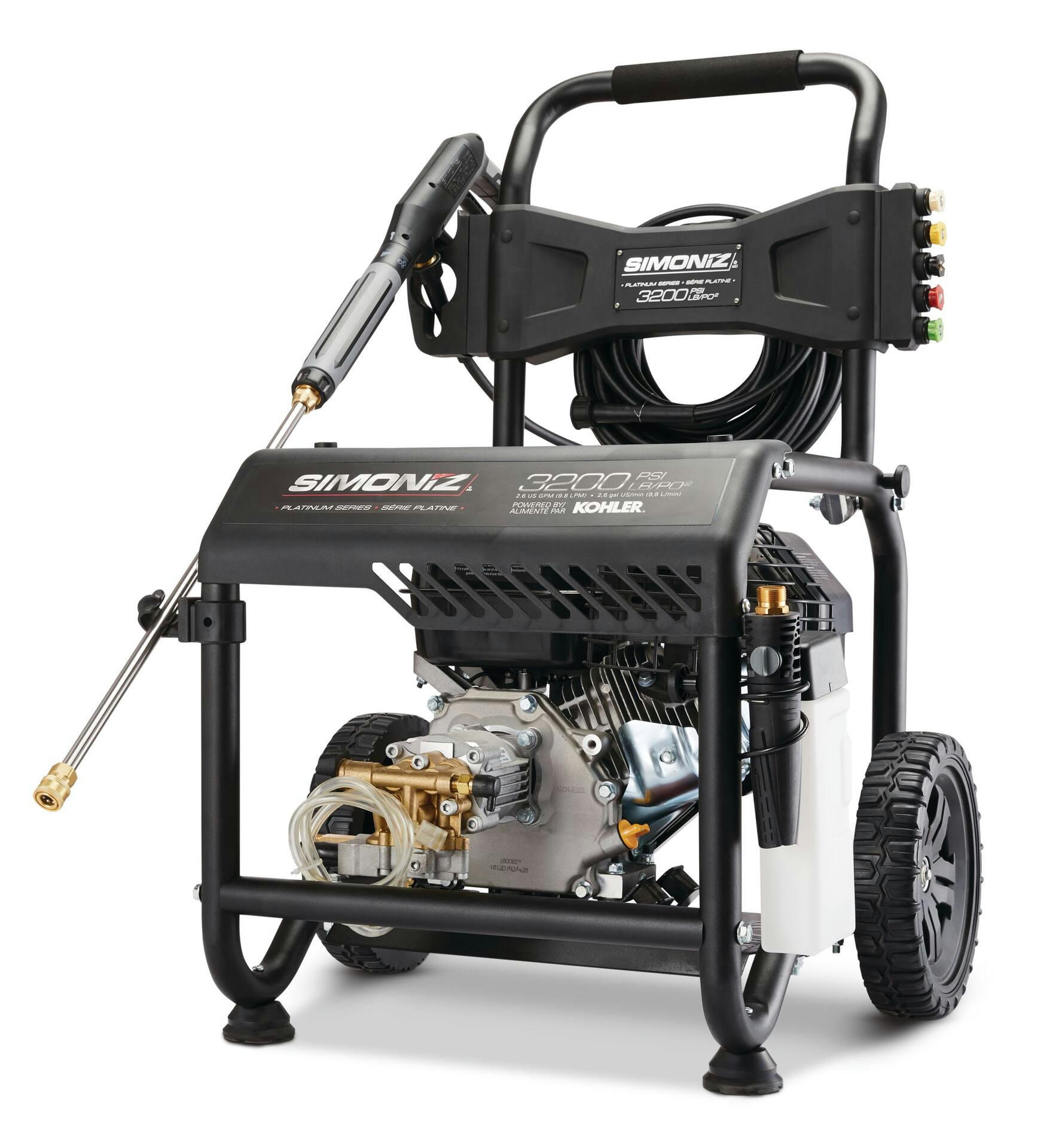 Simoniz Platinum 3200 PSI 2.6 GPM 196cc Engine Cold Water Wheeled Gas Pressure Washer