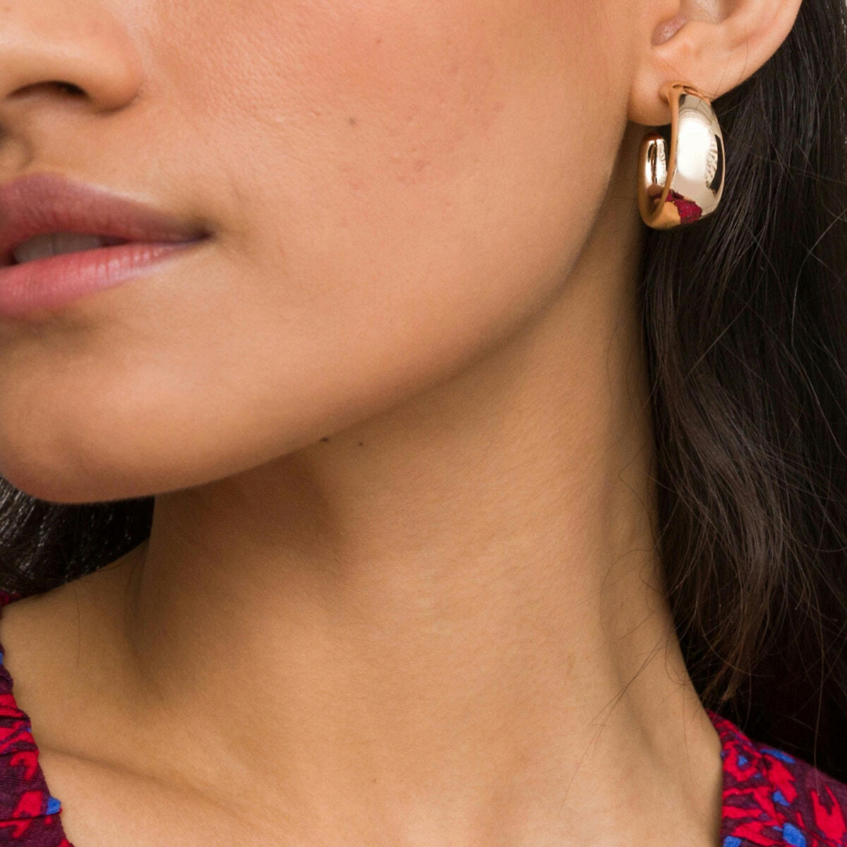 Boucles d'oreilles style créoles