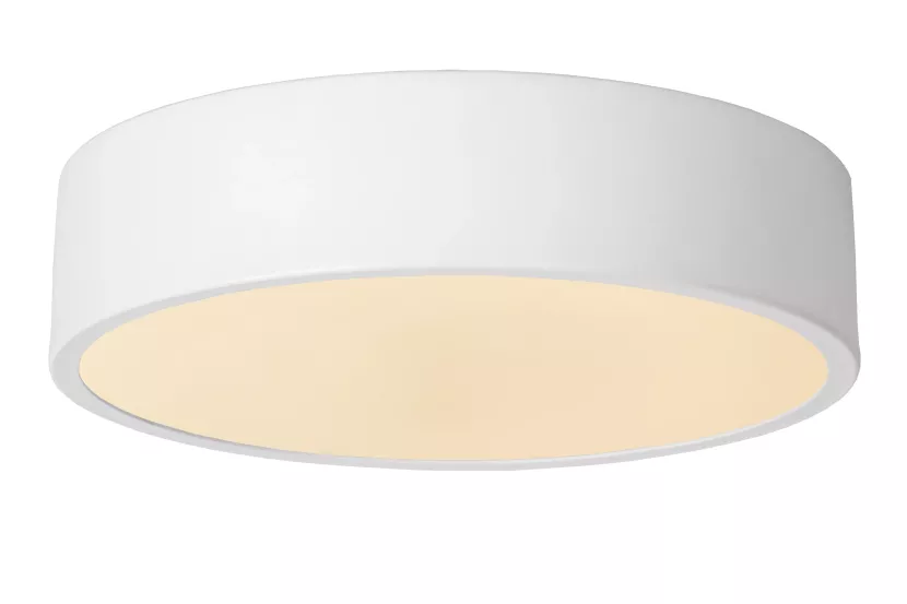 Plafon UNARokrągły biały LED 1x12W 20cm 840lm IP20 Ciepła biel Lucide