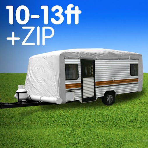 NNEDPE Caravan Cover with zip suits 10-13 ft