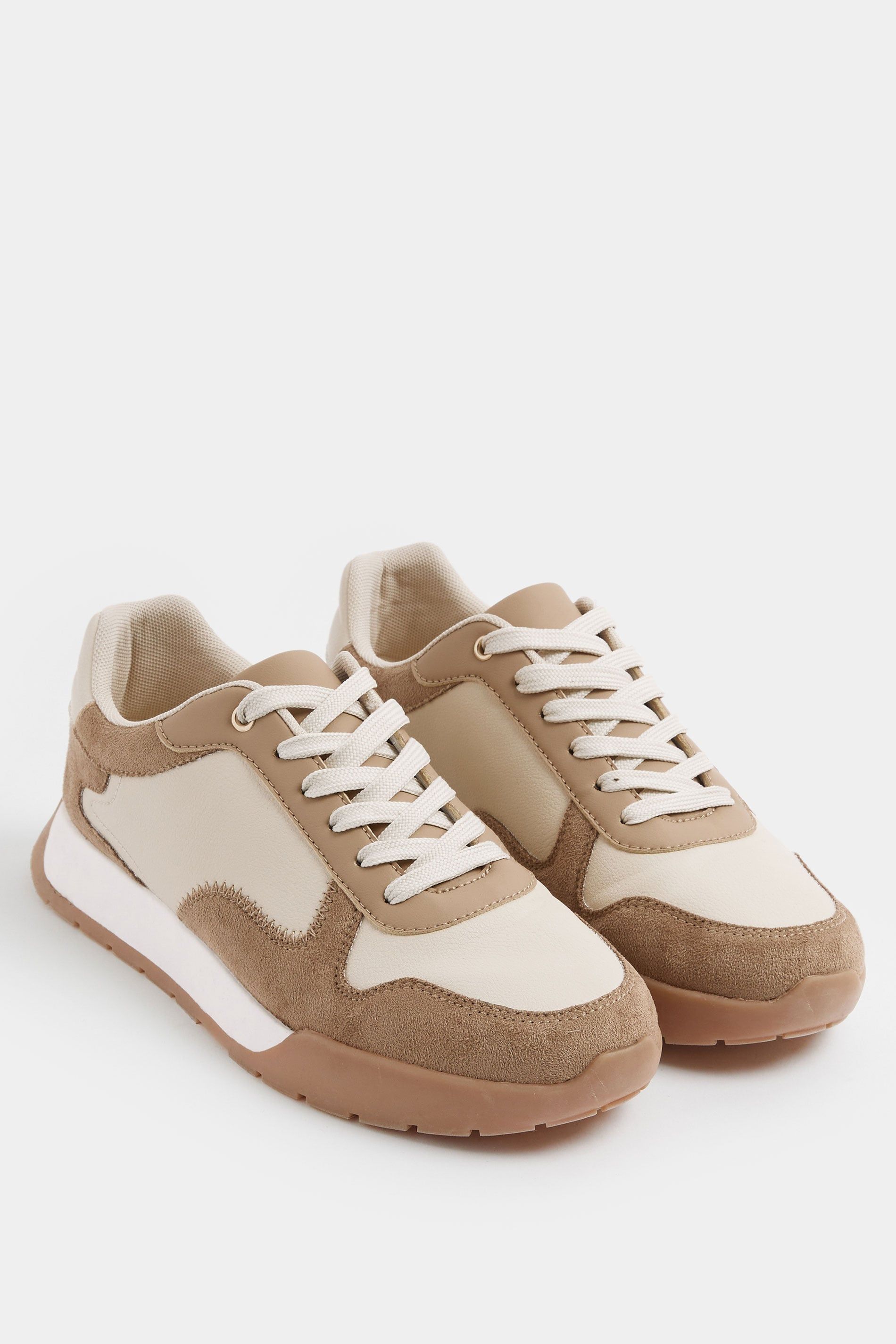 Yours Panelled Runner Trainers In Extra Wide EEE Fit