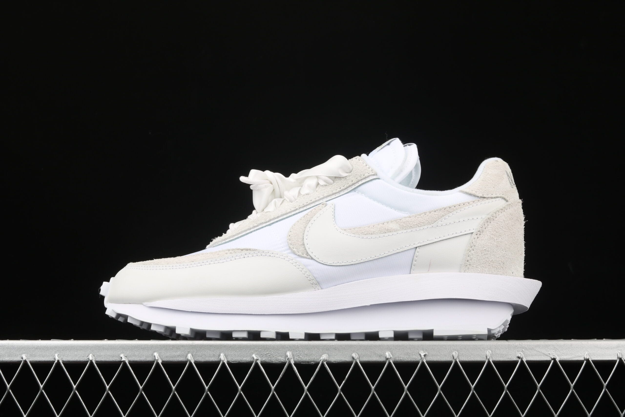 Sacai x Nk LVD Waffle Daybreak, White Nylon