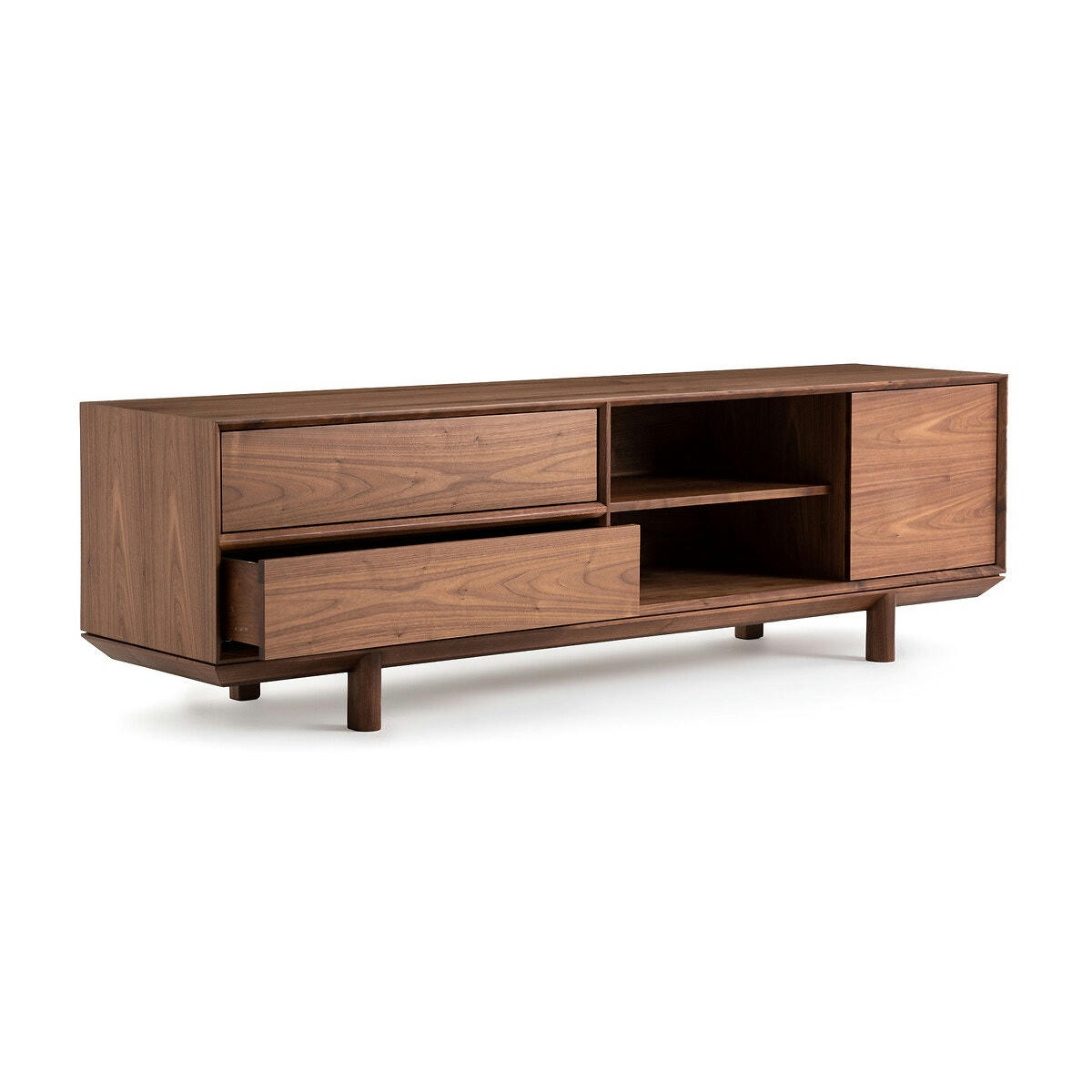 Meuble TV noyer, Gloria design E. Gallina