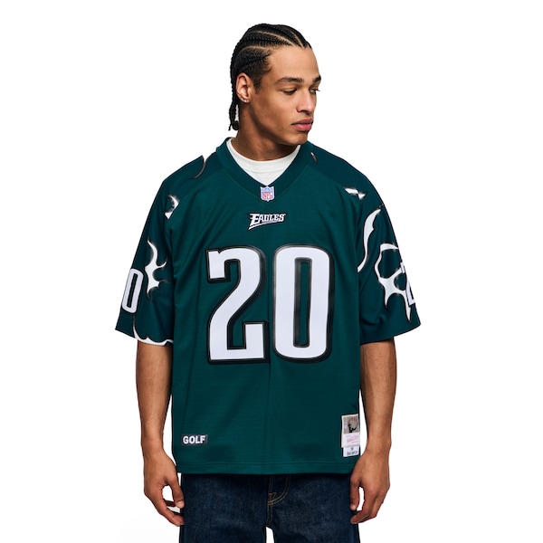Brian Dawkins Philadelphia Eagles  x Golf Wang Unisex 1996 Legacy Fashion Jersey - Midnight Green
