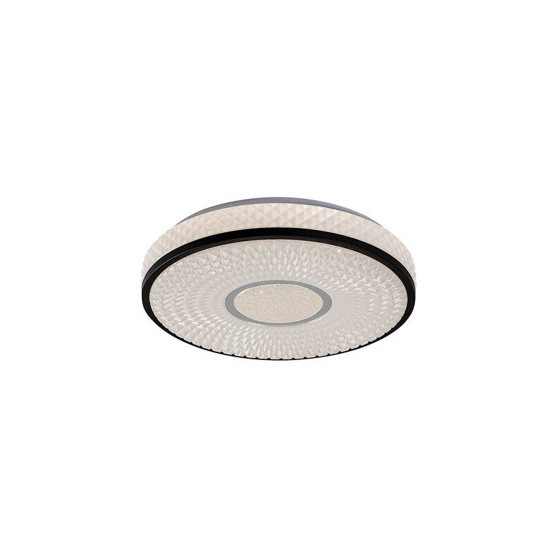 Plafon Sedonaokrągły czarno-biały LED 1x24W 40cm 1830lm IP20 Rabalux