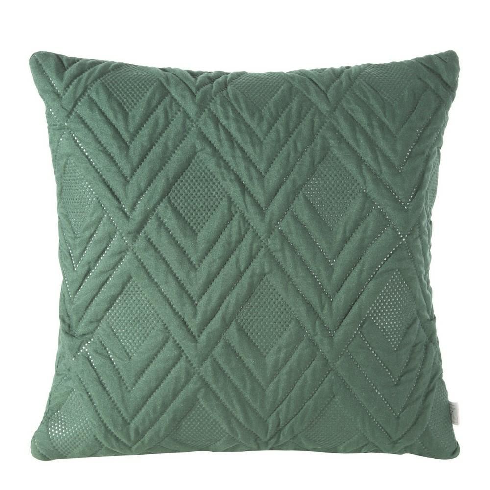 Poszewka 40x40 Alara 1 zielona ciemna geometryczny