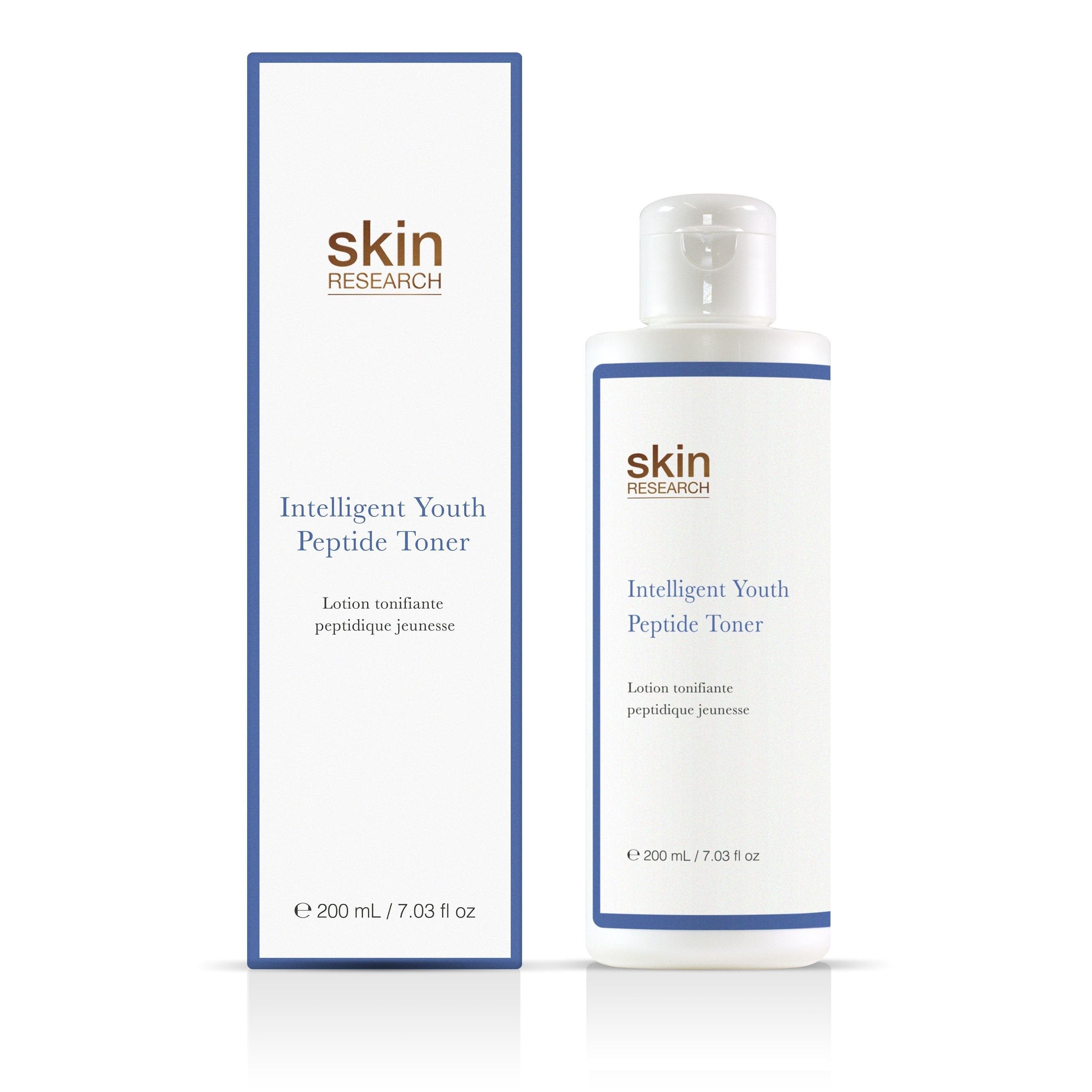 Skin Research Youth Peptide Anti-Ageing Toner 200ml x 2 Duo Pack